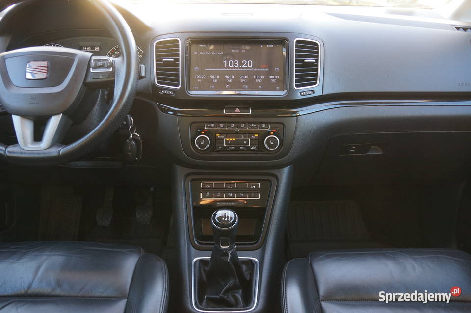 Seat Alhambra 20 TDI CR 140 4x4 7osób Kamera ABS małopolskie Nowy Sącz