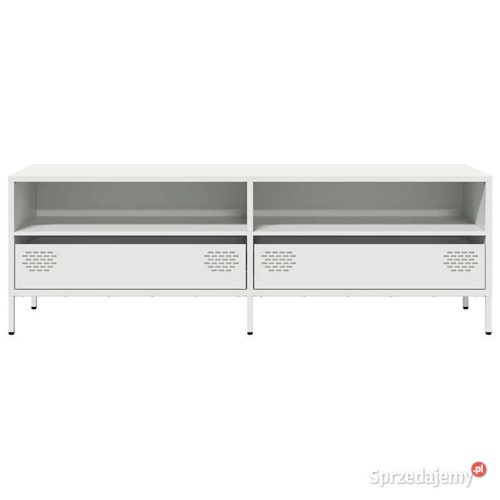 Szafka RTV biała 135x39x435 stal walcowana na RTV Warszawa