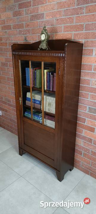 Piękna biblioteka witryna dębowa lubuskie