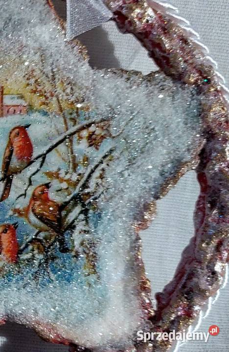 Ozdoba świąteczna wisząca rękodzieło Kraków