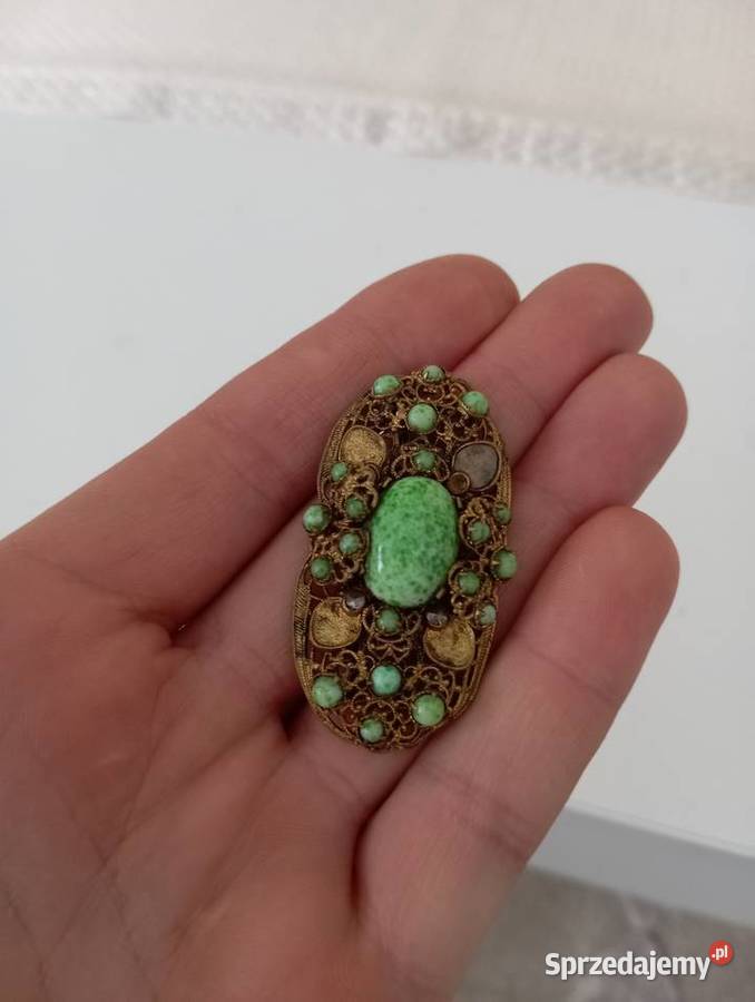 Stara broszka Tłuszcz