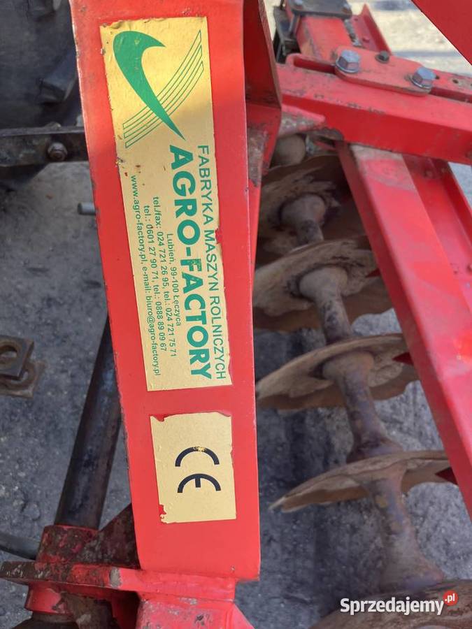 Brona talerzowa talerzówka Agro Factory 2x9 Kalisz sprzedam