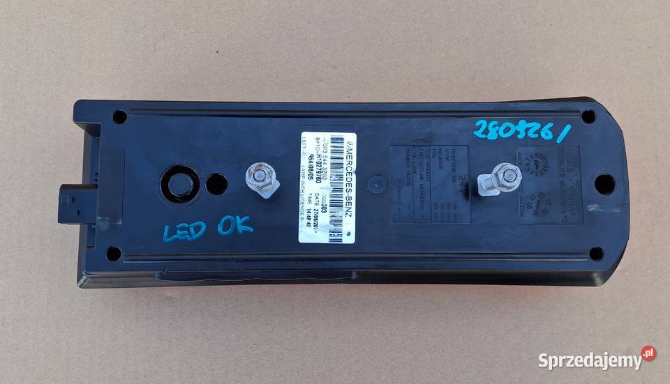 MERCEDES ACTROS MP4 MP5 LAMPA LEWY TYŁ LEWA Lampy tylne