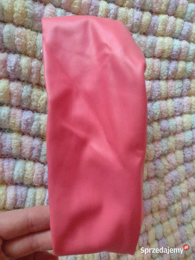 ZARA Skórzana różowa opaska na głowę Moda i Styl Kraków sprzedam