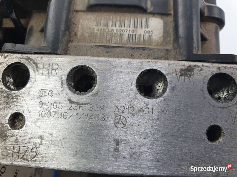 POMPA ABS HAMULCOWA MERCEDES EKLASA W212 Lipno