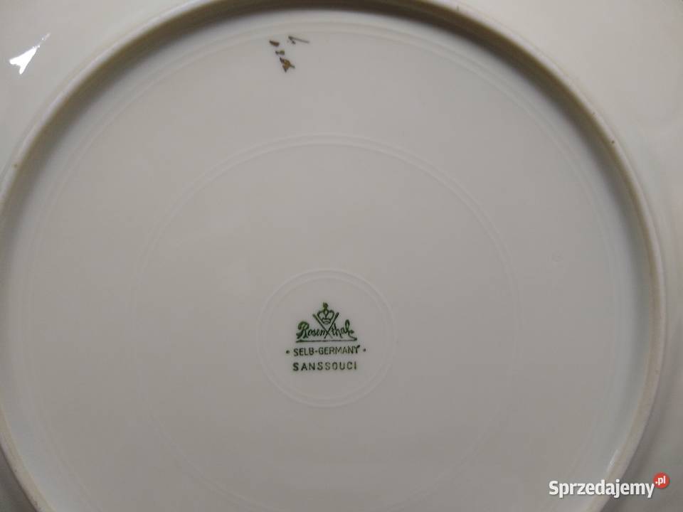 Talerz Rosenthal Sanssouci Selb Germany Porcelana i szkło Kalisz