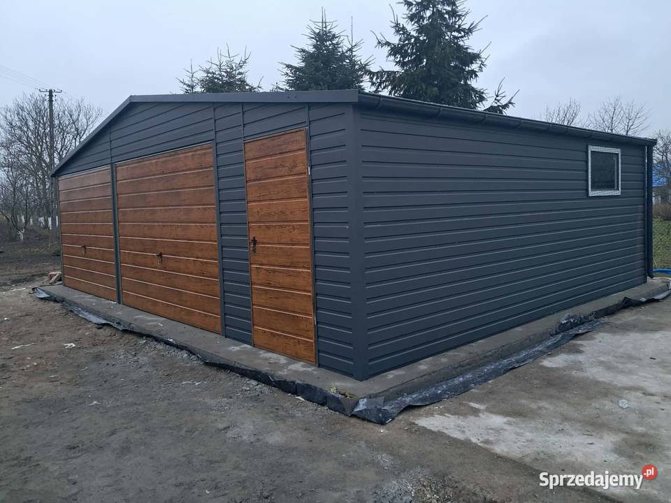 Garaż blaszany 8x6 PREMIUM WZMOCNIONY PROFILAMI Bydgoszcz