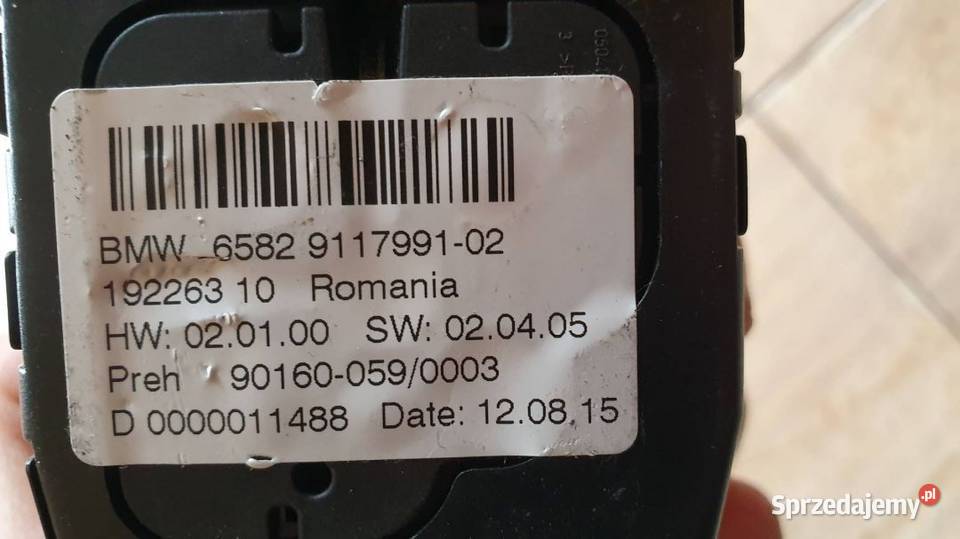 PANEL iDrive TOUCH KONTROLER 65829117991 7 G12 osobowe kujawsko-pomorskie