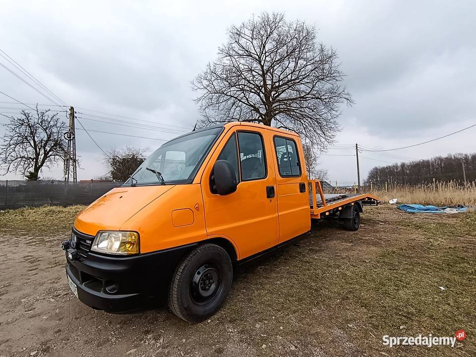 Fiat Ducato auto laweta dubel kabina możliwa diesel Mysłowice sprzedam