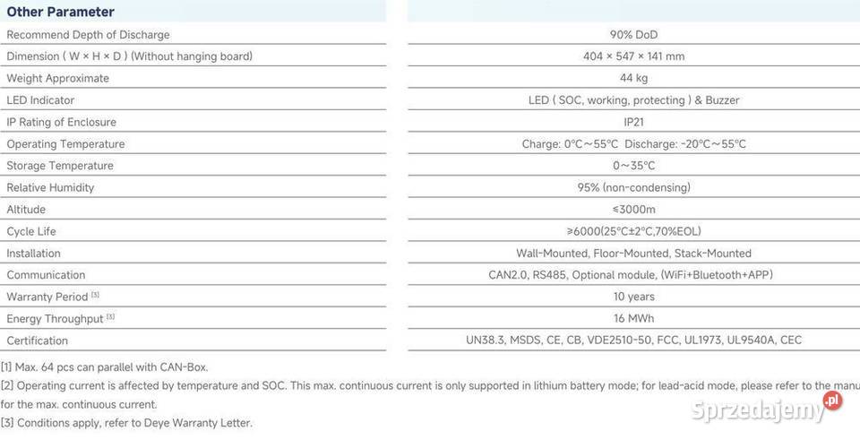Nowość Magazyn energii DEYE SE F5 Plus 512 kWh