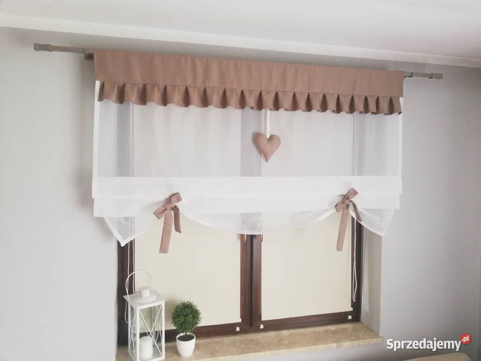 Firany panele roletki woal