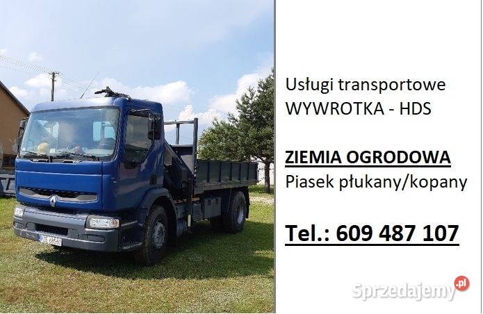 Ziemia Ogrodowa Piasek plukany kopany