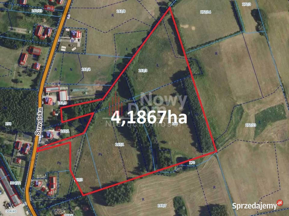 Działka 41867m Miłki woda sprzedam