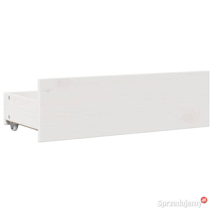 Łóżko z regałem bez materaca białe sosnowe 81cm sprzedam
