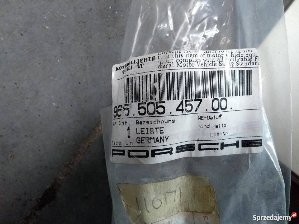 PORSCHE 964 listwa wzmacniająca zderzaka tył Pilzno sprzedam