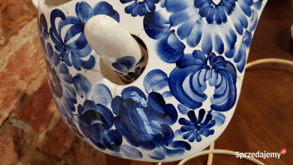 Lampa rogata Włocławek sygnowana warmińsko-mazurskie Orneta