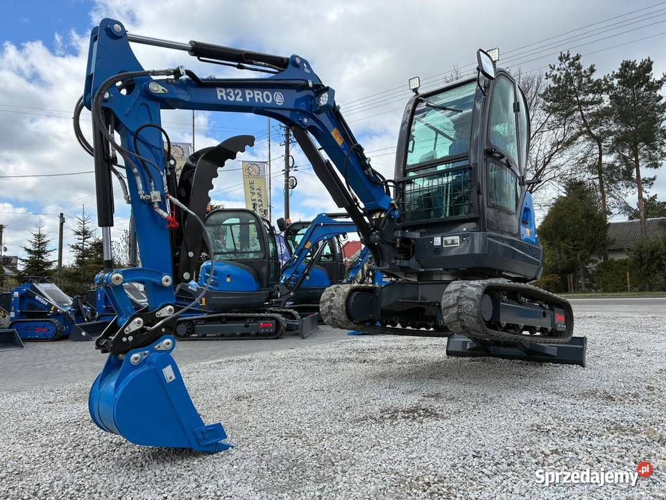 NOWA Minikoparka RIPPA R32 PRO mega wyposażenie Rok produkcji 2025 Koparki Lublin sprzedam