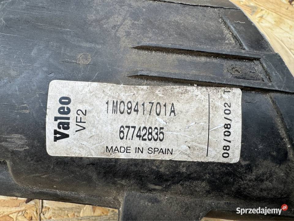 Halogen lewy LH Seat Leon 1 I Toledo II 2 Rok produkcji 2001 wielkopolskie Międzychód