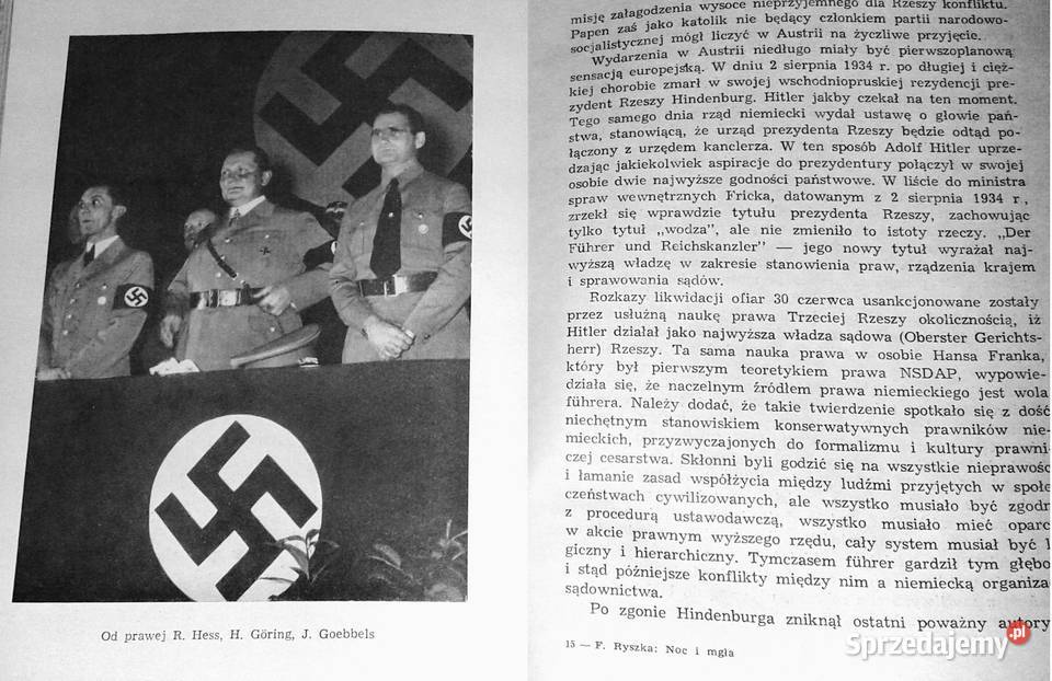 Noc i mgła Niemcy w okresie hitlerowskim Rok wydania 1966 Chełm