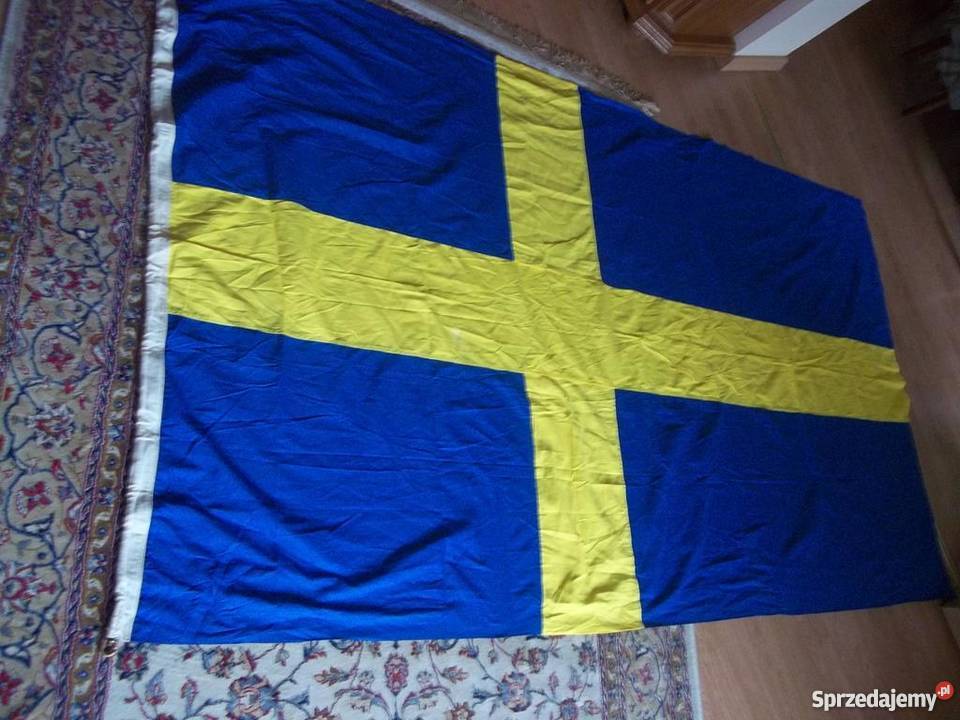 Flaga Szwecji 250 x 140 orginał - wielka