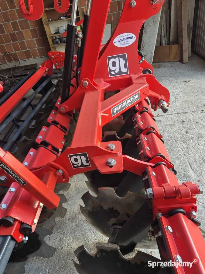 brona talerzowa Gamatechnik 30 m stan idealny wielkopolskie