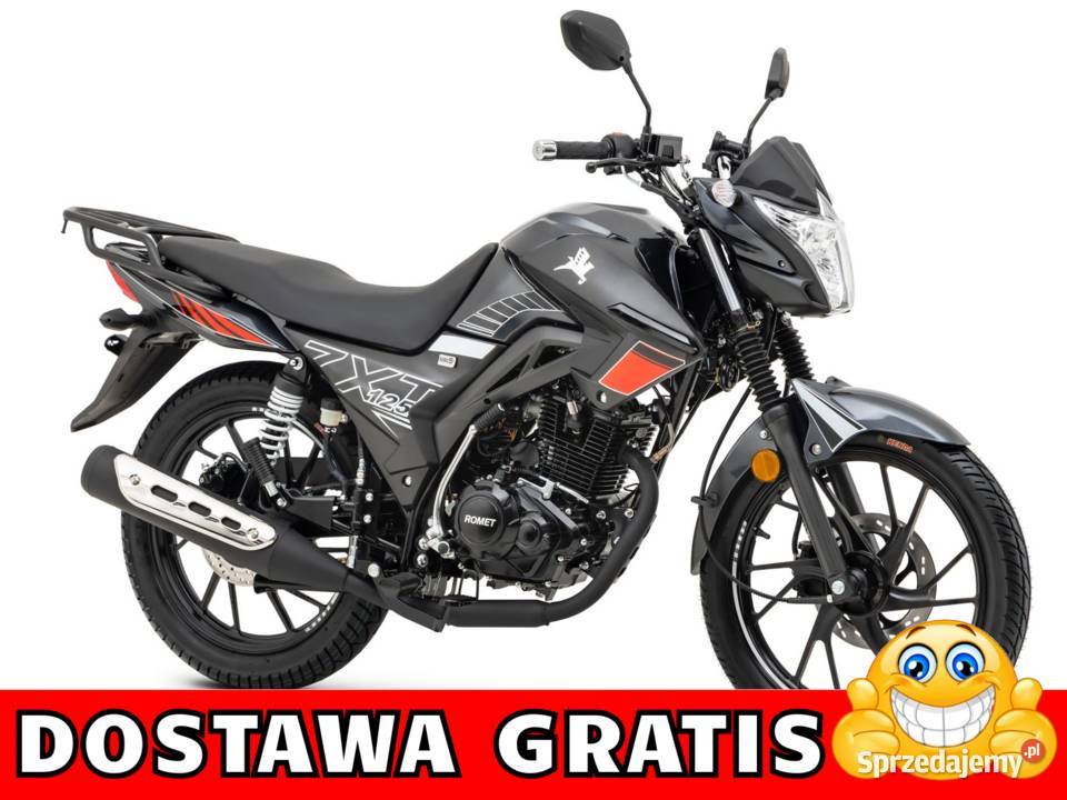 Dostawa Motocykl ROMET ZXT 125 cc Mocny Promocja mazowieckie Ciechanów