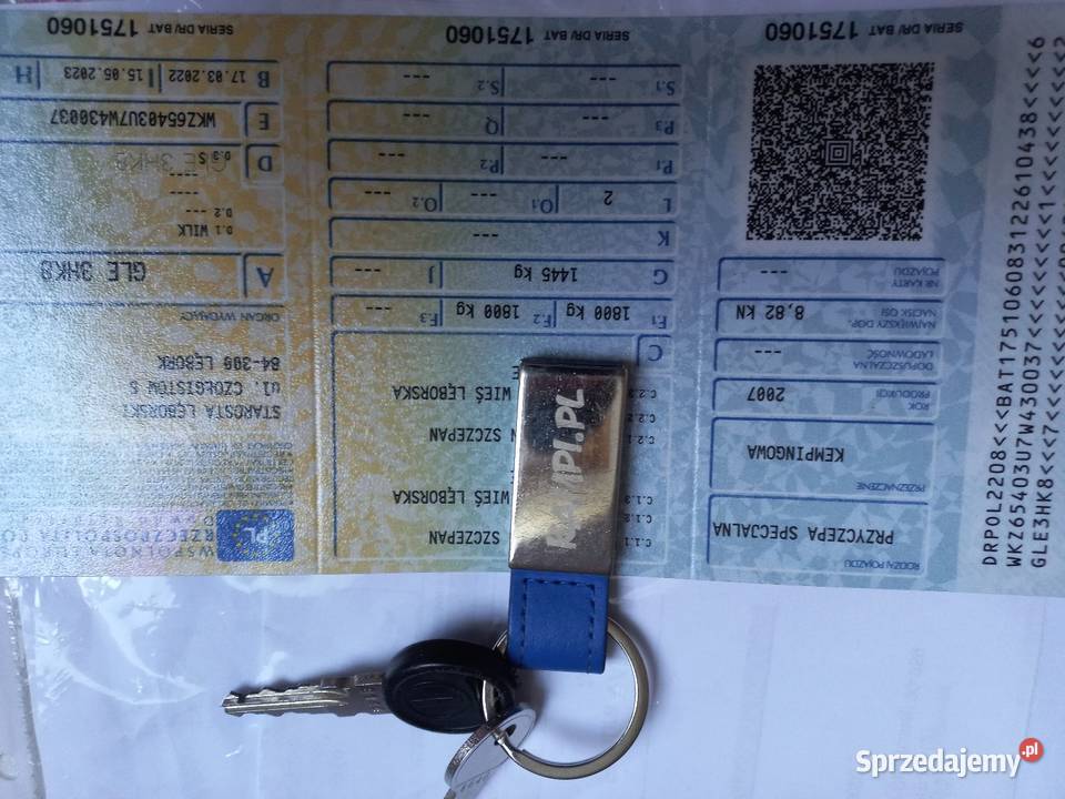 Wilk S3 DMC 1800 Jeżdżąca ZAREJESTROWANA Kempingowe Lębork