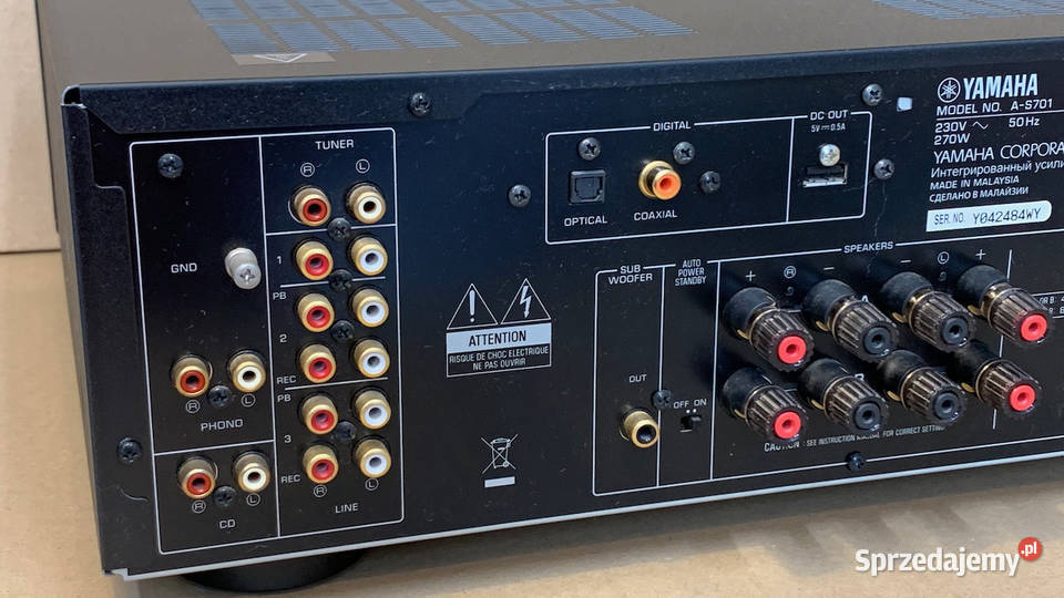 YAMAHA AS701 zintegrowany wzmacniacz STEREO Warszawa
