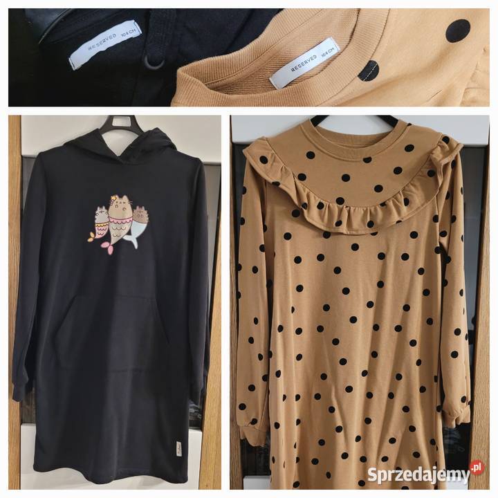 Dziewczęce bluzy sukienka staniki koszulki Rozmiar 164 Bydgoszcz