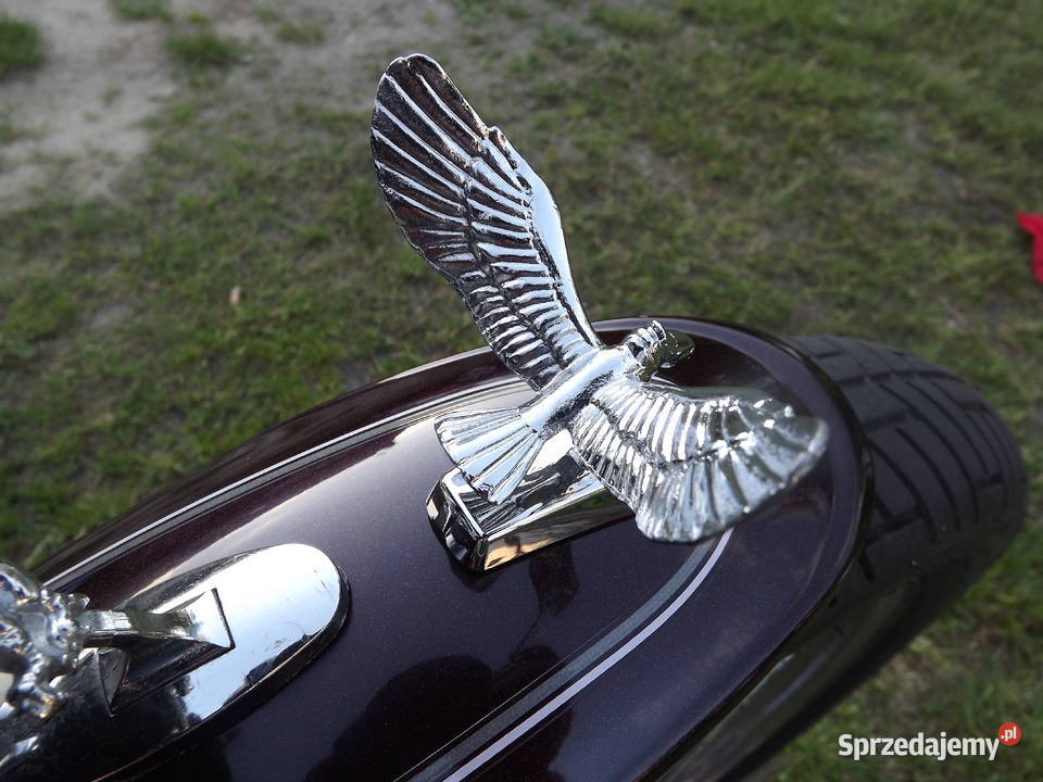 Chromowany Orzeł na błotnik motocykla Ornament w łódzkie Konstantynów Łódzki sprzedam