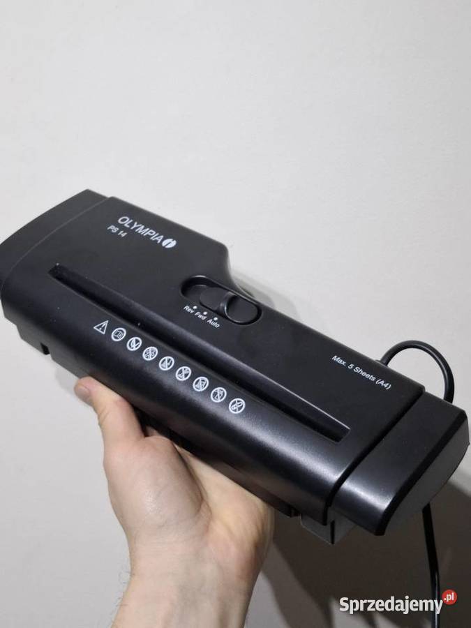 Olympia 14 niszczarka dokumentów papieru sprzedam