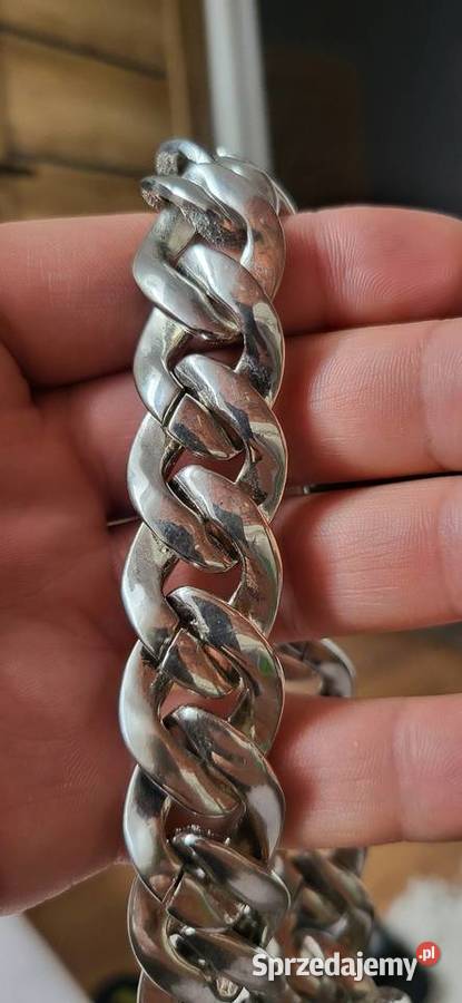 Gruba kieta łańcuch naszyjny Malbork