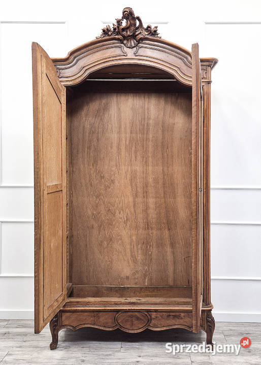 Palisandrowa SZAFA bieliźniarka ROKOKO 1p XX w 60cm Kalisz
