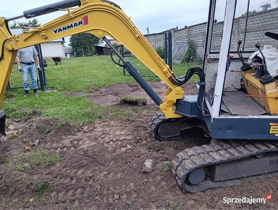 Koparka Yanmar B27 mocna maszyna okazja Dodatkowy osprzęt lubelskie Łaszczów