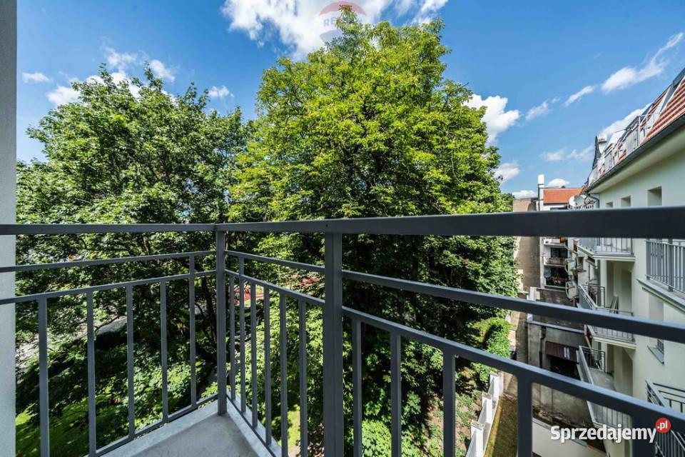 urządzone mieszkanie balkon zieleń centrum Poznań