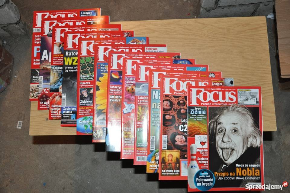 Magazyn Focus roczniki 1995 do 2006 Książki i Podręczniki Mielec
