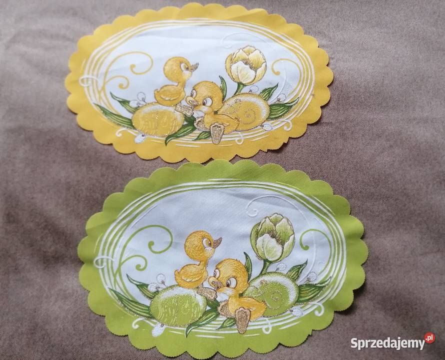 Dwie serwetki wielkanocne rozmiar 30x20 Serwety i serwetki Łódź