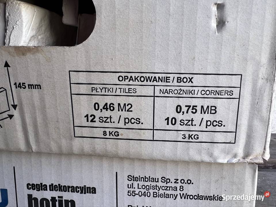 Cegiełki ozdobne dekoracyjne Brzeziny