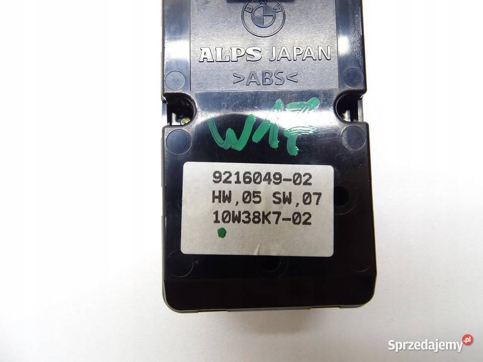 PRZEŁĄCZNIK PANEL SZYB LUSTEREK LEWY BMW X1 E84 osobowe