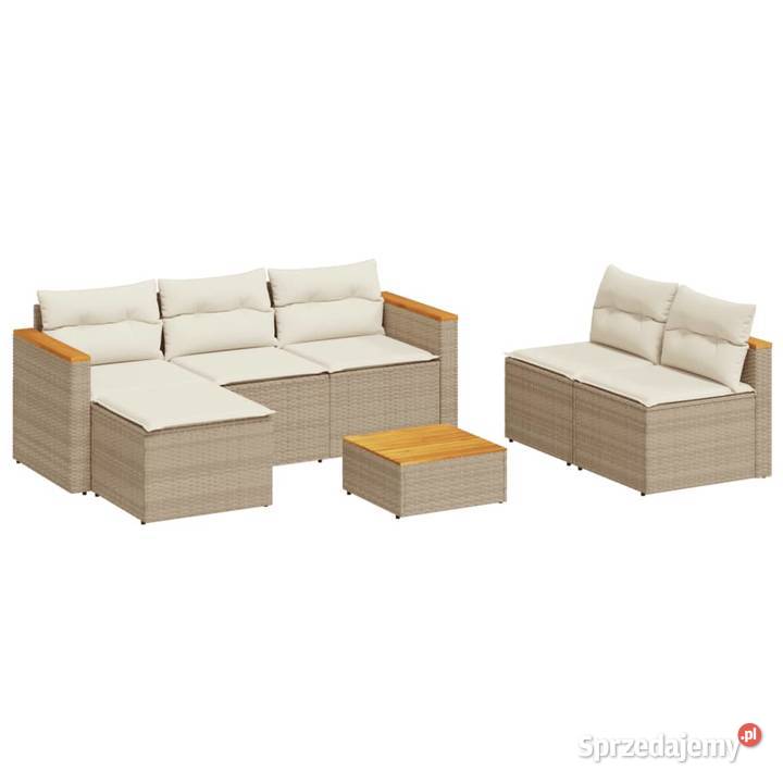 vidaXL 5cz zestaw mebli z poduszkami
