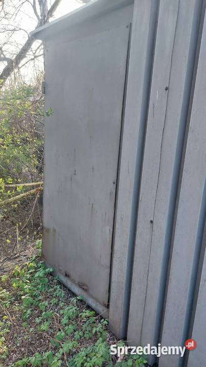 kontener metalowy melamina zaplecze budowlane