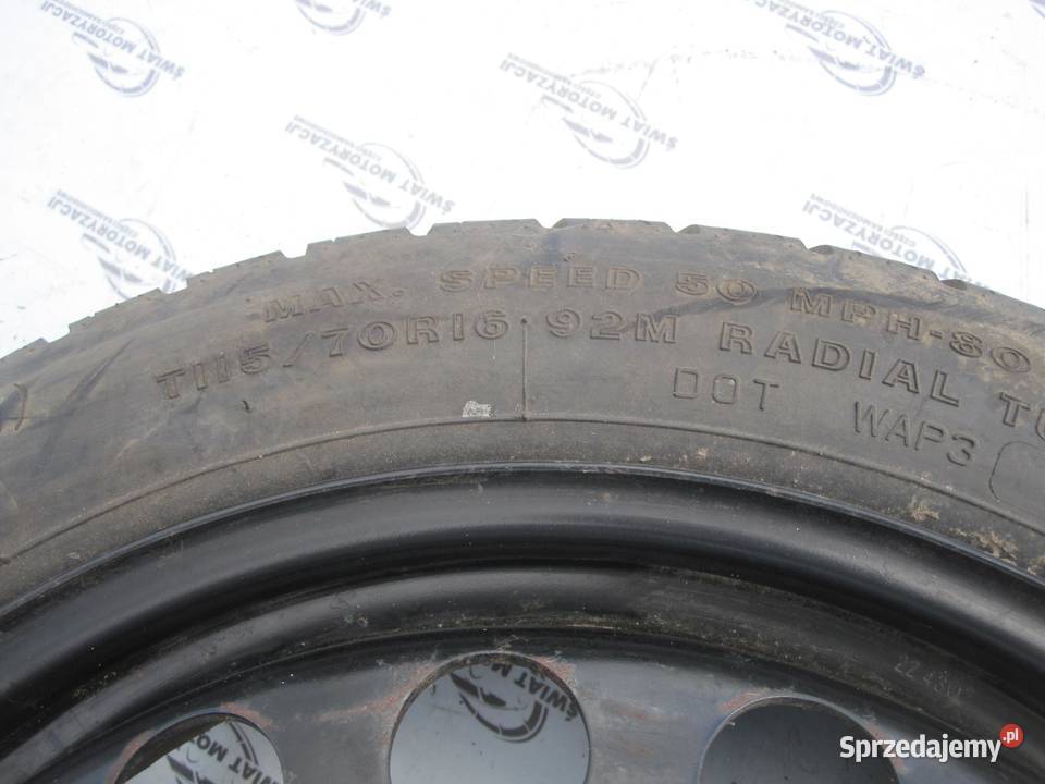 OPEL VECTRA C koło dojazdowe 1157016 92M ET41 Koła dojazdowe sprzedam