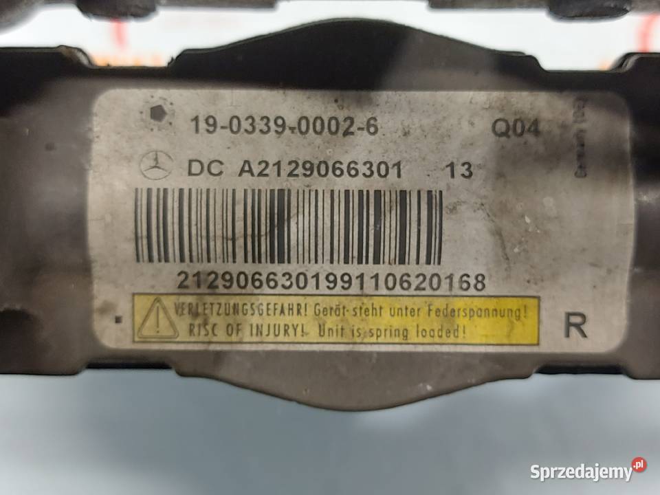 MERCEDES W212 11r nabój pirotechniczny maski osobowe Kielce