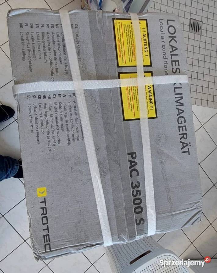 Klimatyzator przenośny TROTEC PAC 3500 S Pozostałe podlaskie Suwałki sprzedam