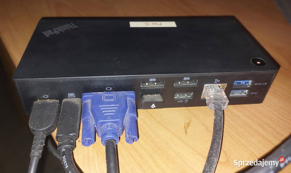 Stacja dokująca ThinkPad Lenovo DK1633 typ 40A9 Lubanie sprzedam