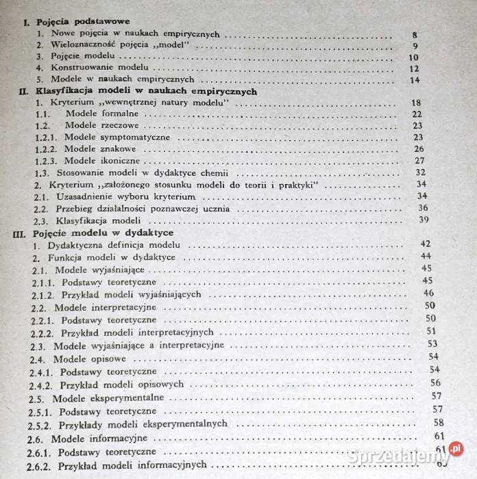 Modele i modelowanie w nauczaniu chemii Tomasz Pozostałe Chełm sprzedam
