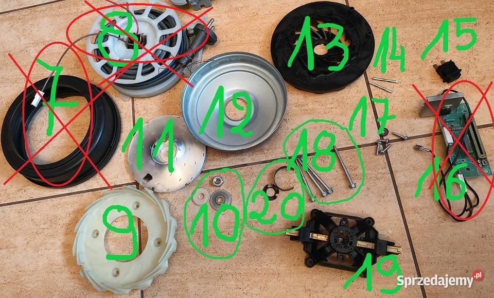 Zelmer Meteor 2 typ4005E00E H 4000E01E F CZĘŚCI Bielsko-Biała