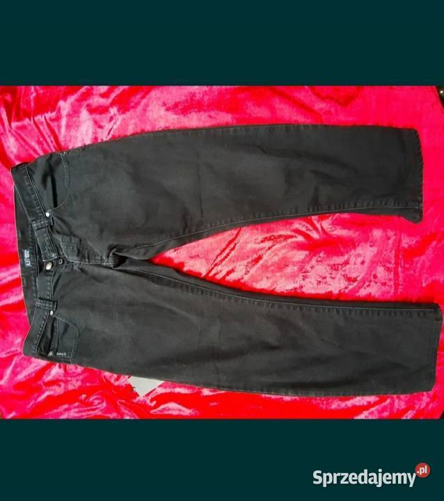 Armani jeans piękne spodnie jeansy czarne Podkowa Leśna sprzedam