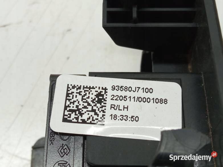 PRZEŁĄCZNIK SZYB LUSTEREK ZESTAW 93580J7100 świętokrzyskie