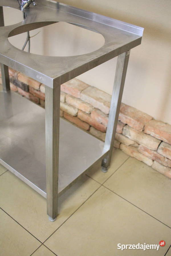 Stół gastronomiczny 100x60 otwory w blacie śląskie Pszczyna